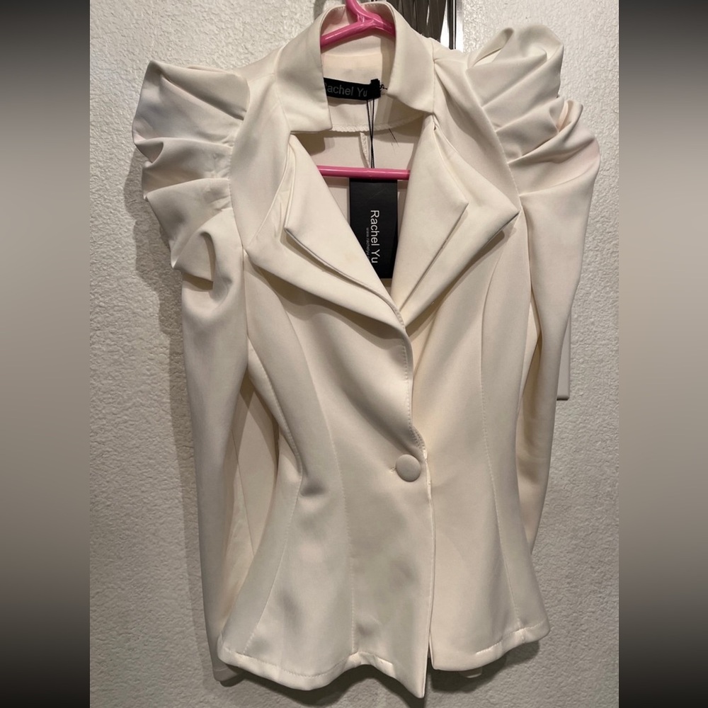 Rachel Yu Peplum Blazer Jacket